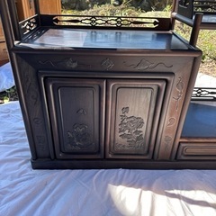 飾り棚　和風　茶箪笥の画像