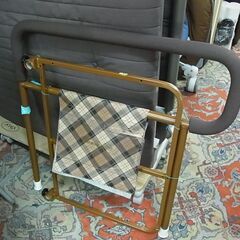 閉店セール中につき、通常特価5,478円より半額の2,739円!　【26】島製作所　ベッド用手すり　ささえ　普通型　ベンリーバッグ付き　ベッドガード　介助　介護用品の画像
