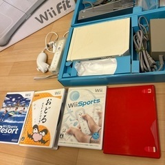 Wii, Wiifit, ソフト４点の画像