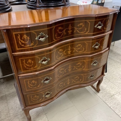 北欧調 ブラウン 4段家具※2400010241949