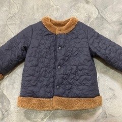 ユニクロ　リバーシブルコート　80cm  美品