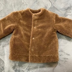 ユニクロ　リバーシブルコート　80cm  美品の画像