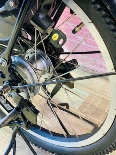 ❸5744子供乗せ電動アシスト自転車YAMAHA 20インチ良好バッテリー