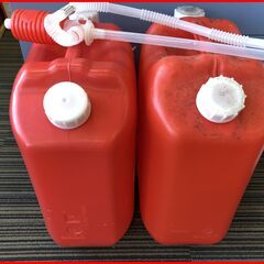 ▼【ポリタンクタンク　2個＆ポンプ　中古　１８L　】（NF231...