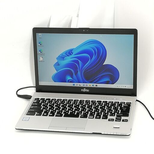 送料無料 日本製 高速SSD フルHD 13.3型 ノートパソコン 富士通 S936/P 中古良品 第6世代 Core i5 8GB DVDRW 無線 Bluetooth Win11 Office
