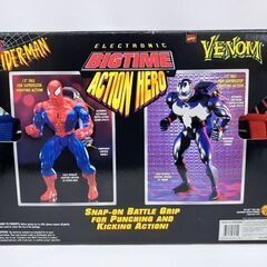 トイビズ エレクトロニック ビッグタイム アクションヒーロー スパイダーマン vs ヴェノム バトルパック フィギュア アメコミ 札幌 平岸店の画像