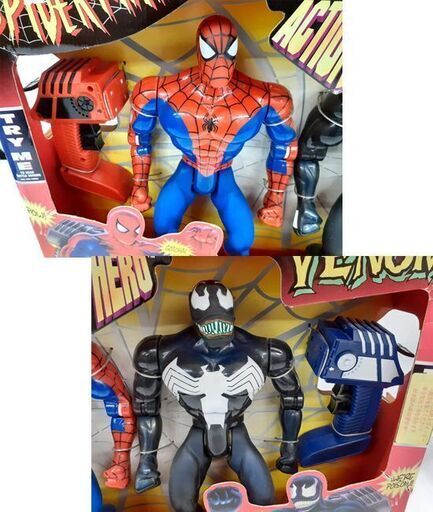 トイビズ エレクトロニック ビッグタイム アクションヒーロー スパイダーマン vs ヴェノム バトルパック フィギュア アメコミ 札幌 平岸店