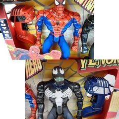 トイビズ エレクトロニック ビッグタイム アクションヒーロー スパイダーマン vs ヴェノム バトルパック フィギュア アメコミ 札幌 平岸店の画像
