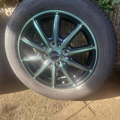 タイヤ、アルミセット(14インチ軽自動車)165/60R14+45の画像