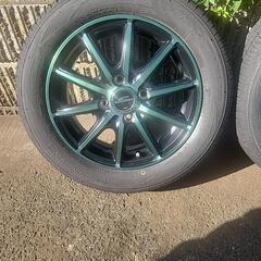 タイヤ、アルミセット(14インチ軽自動車)165/60R14+45