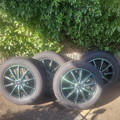 タイヤ、アルミセット(14インチ軽自動車)165/60R14+45の画像