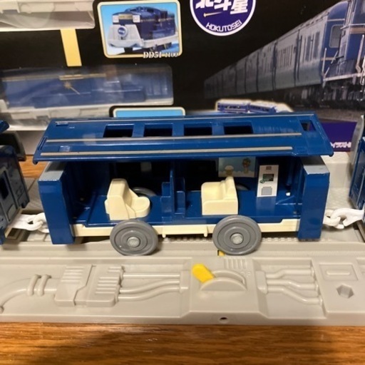 売切れ]P057 プラレール北斗星DD51重連仕様セット(新品)+北斗星客車4両