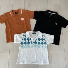 100cm コムサ ポロシャツ3枚