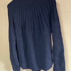 黒ニットフリーサイズの画像