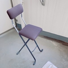【無料】折りたたみスツール茶色メッシュの画像