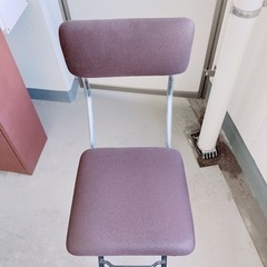 【無料】折りたたみスツール茶色メッシュの画像