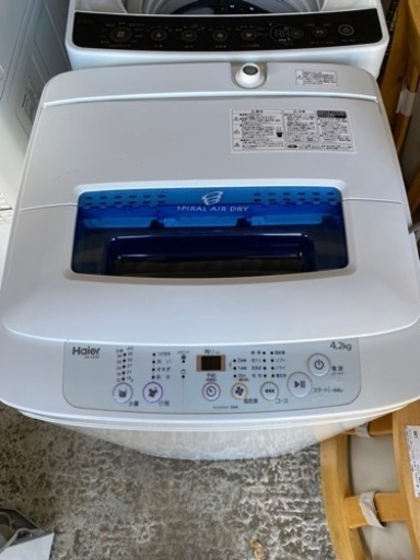 ４、２キロ洗濯機になります(美品)