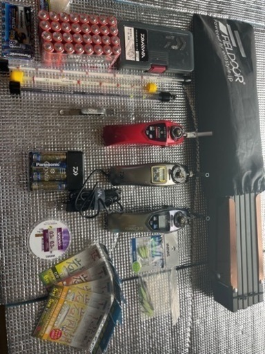 ワカサギ釣り道具セット、リール、テント、ソリ、ドリル