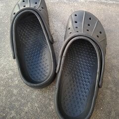 【お値下げ↓】CROCS風サンダル - 黒の画像