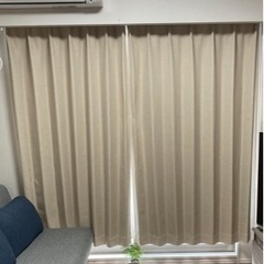 ニトリ　カーテン&レースカーテンセット