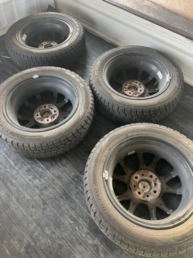 軽自動車用スタッドレスタイヤホイールセット　a-tech 14インチ　DUNLOP DSX-2