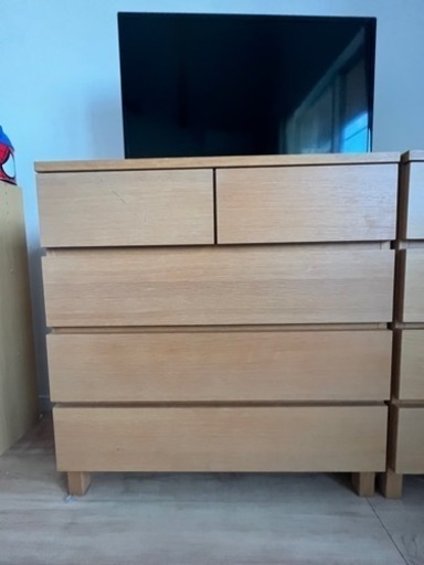 無印良品　バーチ材　チェスト②