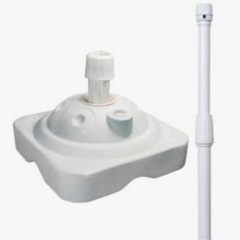【取引完了、感謝】のぼり旗用ポール、注水台10セット