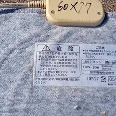 小ぶりなホットカーペット～作動確認済みの画像