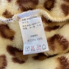 外出着　トラ柄の画像