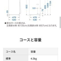 AQUA 洗濯機　4.5㌔の画像