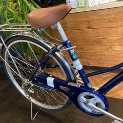 前後タイヤ・後輪チューブ新品！】LEDオートライト 6段変速 26インチ