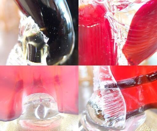 ②ムラーノ ダンサー ペア ガラス人形 フィギュリン 置物 Murano ベネチアンガラス レッド/ブラック系 フラメンコ オブジェ 札幌市 屯田店 ②ムラーノ ダンサー ペア ガラス人形 フィギュリン 置物 Murano
