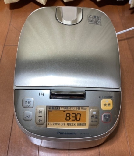 6/4にお渡しできるかた　PanasonicIH炊飯器　1〜5.5合炊き　美品　2010年製