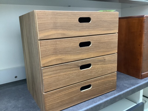 無印良品 スタッキングチェスト ウォールナット 管C231013BK (ベストバイ 静岡県袋井市)