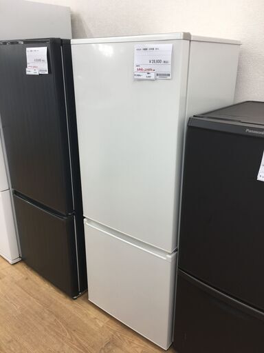 ★ジモティ割あり★ AQUA 冷蔵庫 AQR-20NBK(W) 201L 23年製 動作確認／クリーニング済み SJ3627