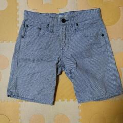 LEVI'S（リーバイス）ストライプ　ハーフパンツジーンズ