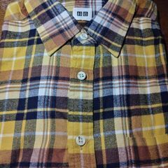 UNIQLO ユニクロ メンズ長袖チェックシャツ2枚 フランネル（新品・美品）の画像