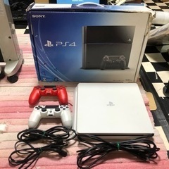 【リサイクルサービス八光】PlayStation 4 グレイシャー・ホワイト 500GB (CUH-2100A) 