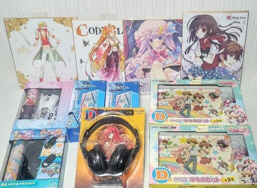 アニメグッズ PC周辺機器\nBluetoothスピーカー\nヘッドフォン\nマウス\n色紙