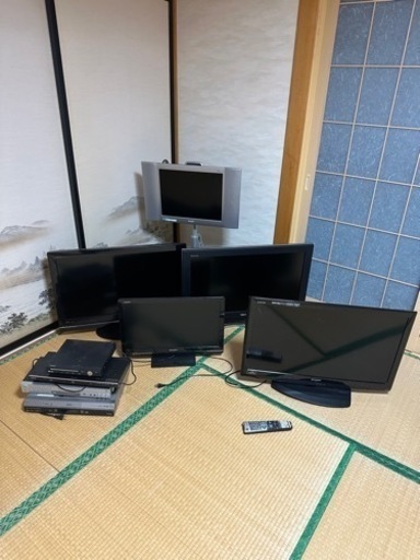 ♪液晶テレビ・DVDプレーヤー沢山ジャンクセット♪ ♪