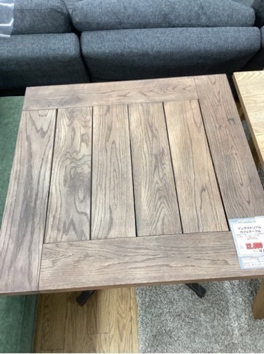 KJ-20【新入荷　リサイクル品】インダストリアル　カフェテーブル　ブラウン