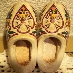 オランダのステキな靴のオブジェの画像
