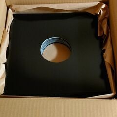 ディスクユニオン LP用 レコード スリーブジャケット 穴開き 20枚セットの画像