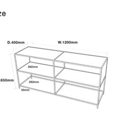 【10/18まで】Tool rack  ガラス ラック