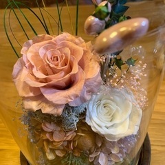 バラの置物  ブリザードフラワーかな？の画像