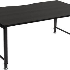 SKK ゲーミングローデスク 幅100cm 奥行60cm 高さ4...