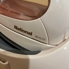 ナショナル　パナソニック スチームアイロン NI-CL10の画像