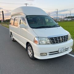キャンピンググランドハイエース車検７年１０月インバーター大型テレ...