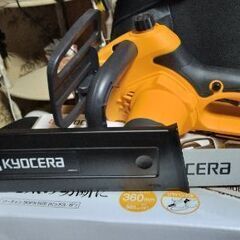 値下げしました。KYOCERAチェンソーＣＳ-3605新品未使用１年間補償書付きの画像