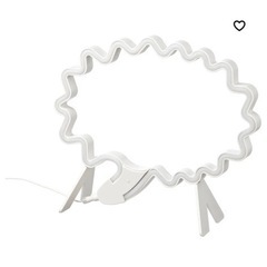 【美品】IKEA おしゃれネオンライトSNÖDJUP